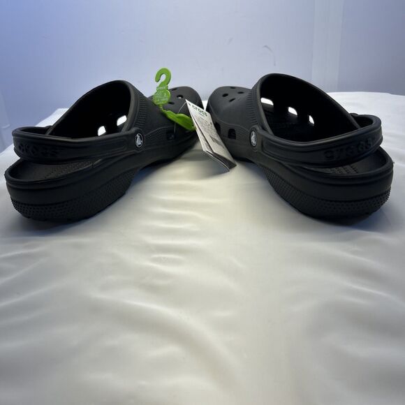 Croc Black Unisex Adult Classic Slip-On Sandals Men 10 Women 12 NEW w/Tags - Picture 2 of 8